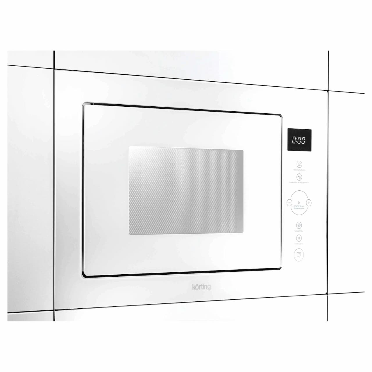 Микроволновая печь KORTING Белое стекло KMI 825 TGW