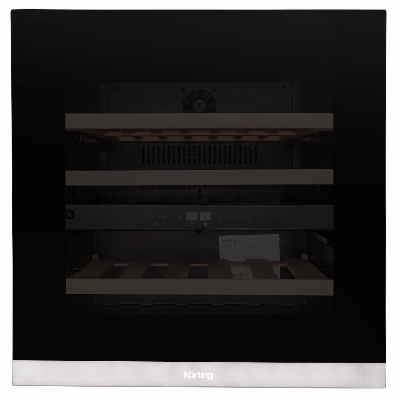 Винный шкаф KORTING Черное стекло KFW 604 DB GXN