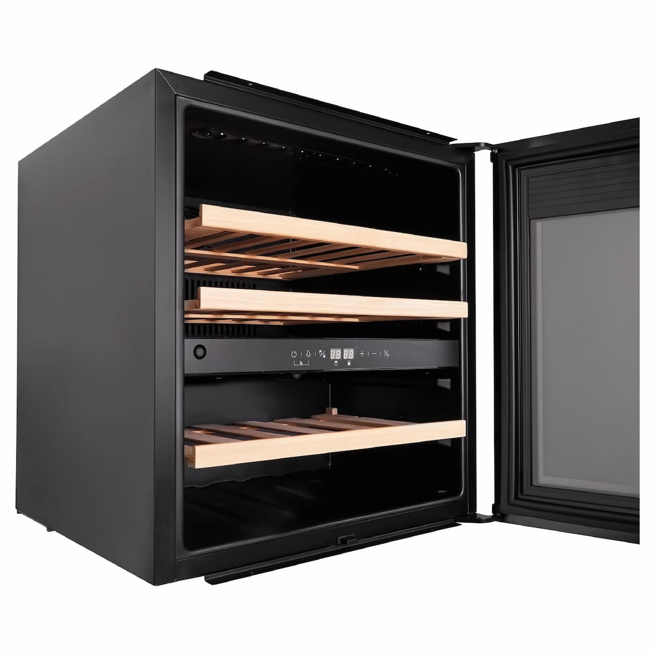 Винный шкаф KORTING Черное стекло KFW 604 DB GXN