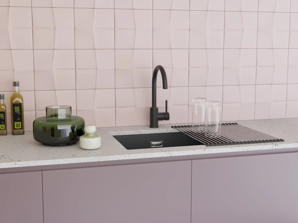 Смеситель OMOIKIRI Графитовый Shinagawa 2 Plus-GB