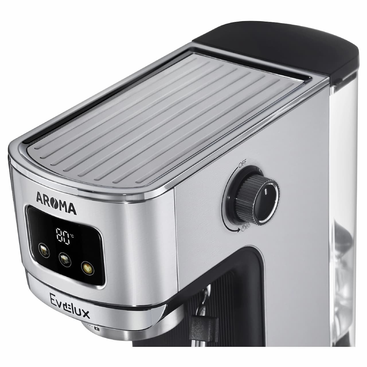 Кофеварка эспрессо EVELUX Черный ECM 1009 Aroma