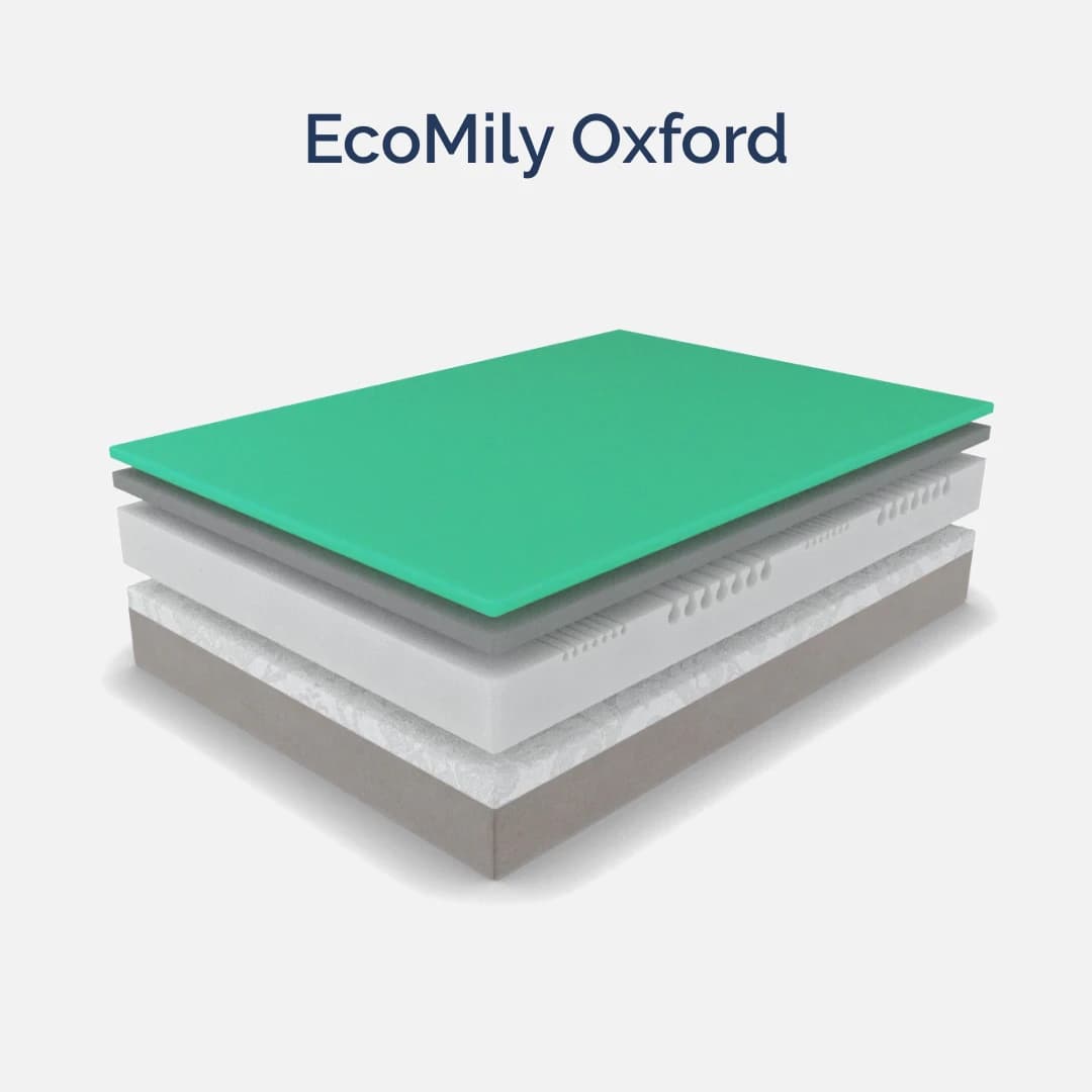 Матрас ортопедический двуспальный 1600х2000х240 мм ECOMILY Белый Oxford