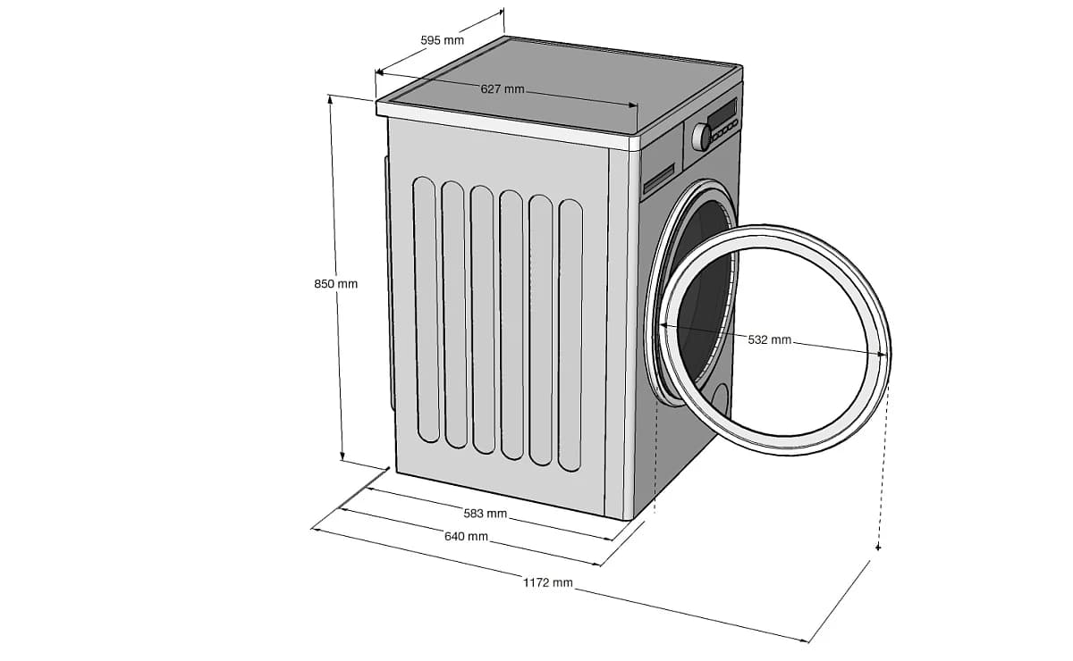 Сушильная машина KORTING Антрацит KD 69IHP10 An