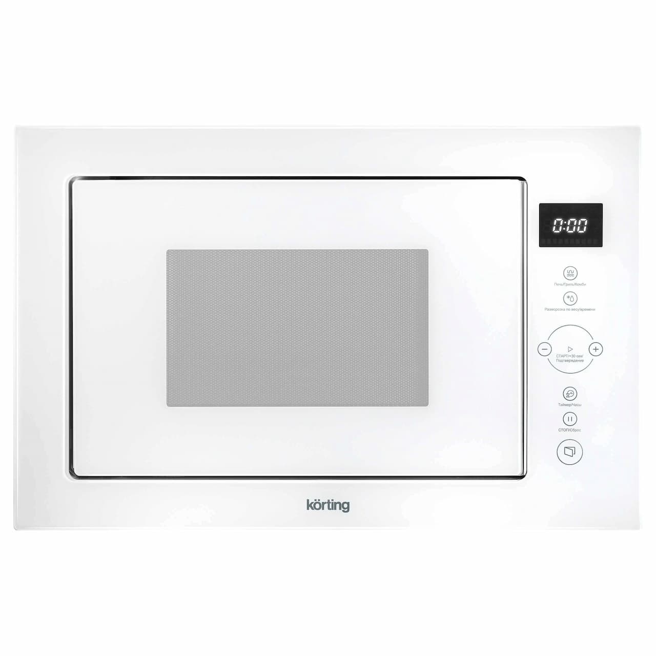 Микроволновая печь KORTING Белое стекло KMI 825 TGW