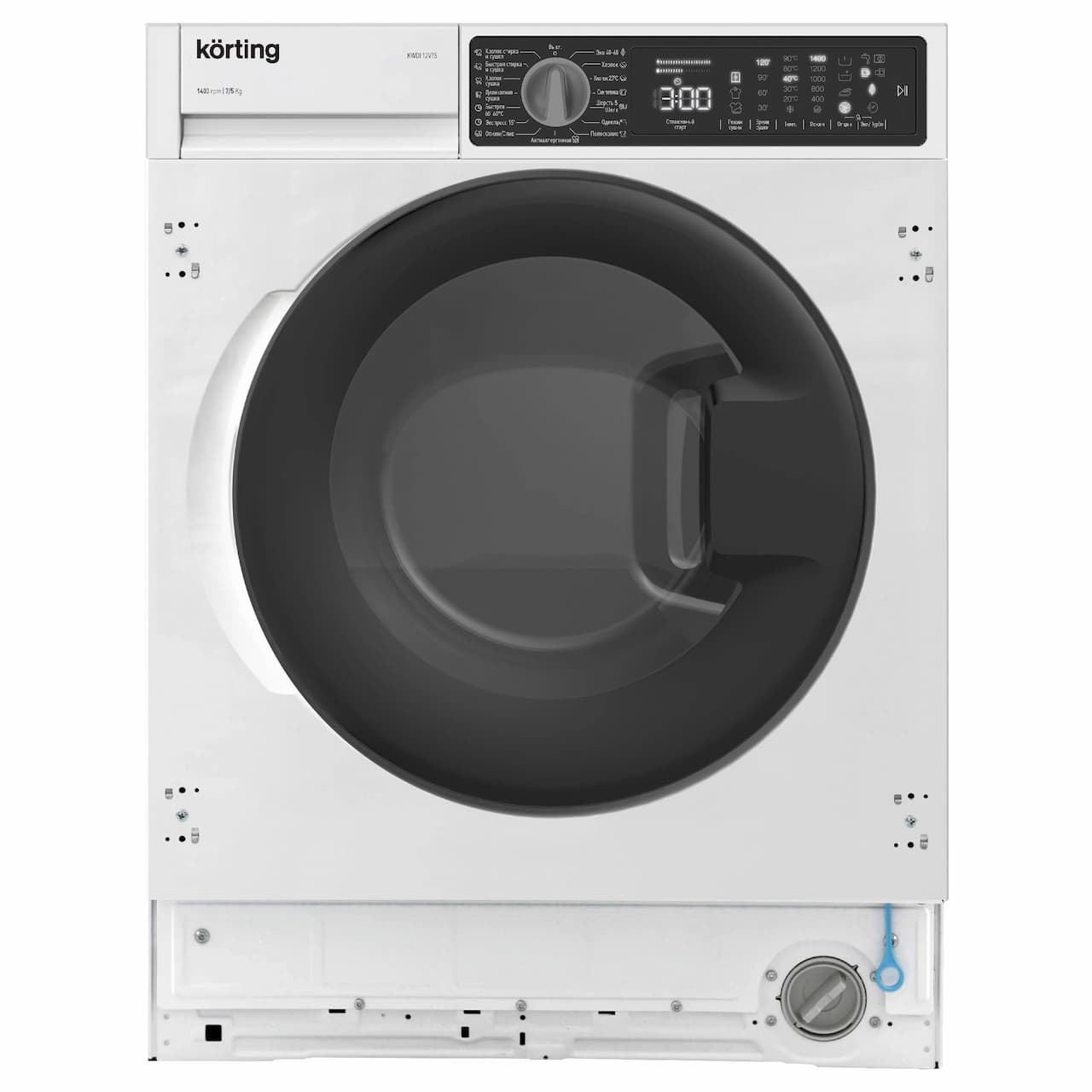 Стирально-сушильная машина KORTING Белый KWDI 12V75