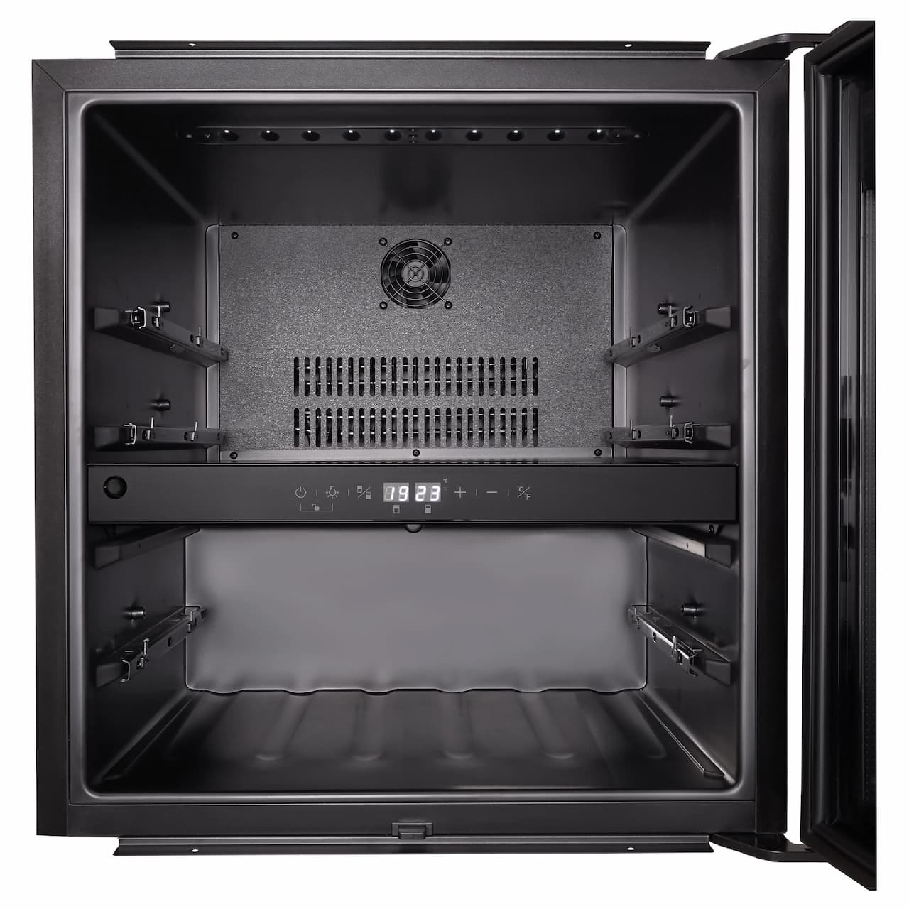 Винный шкаф KORTING Черное стекло KFW 604 DB GN
