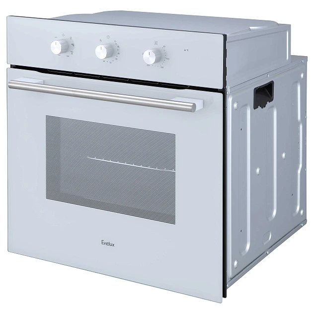 Духовой шкаф EVELUX Белое стекло EO 620 W