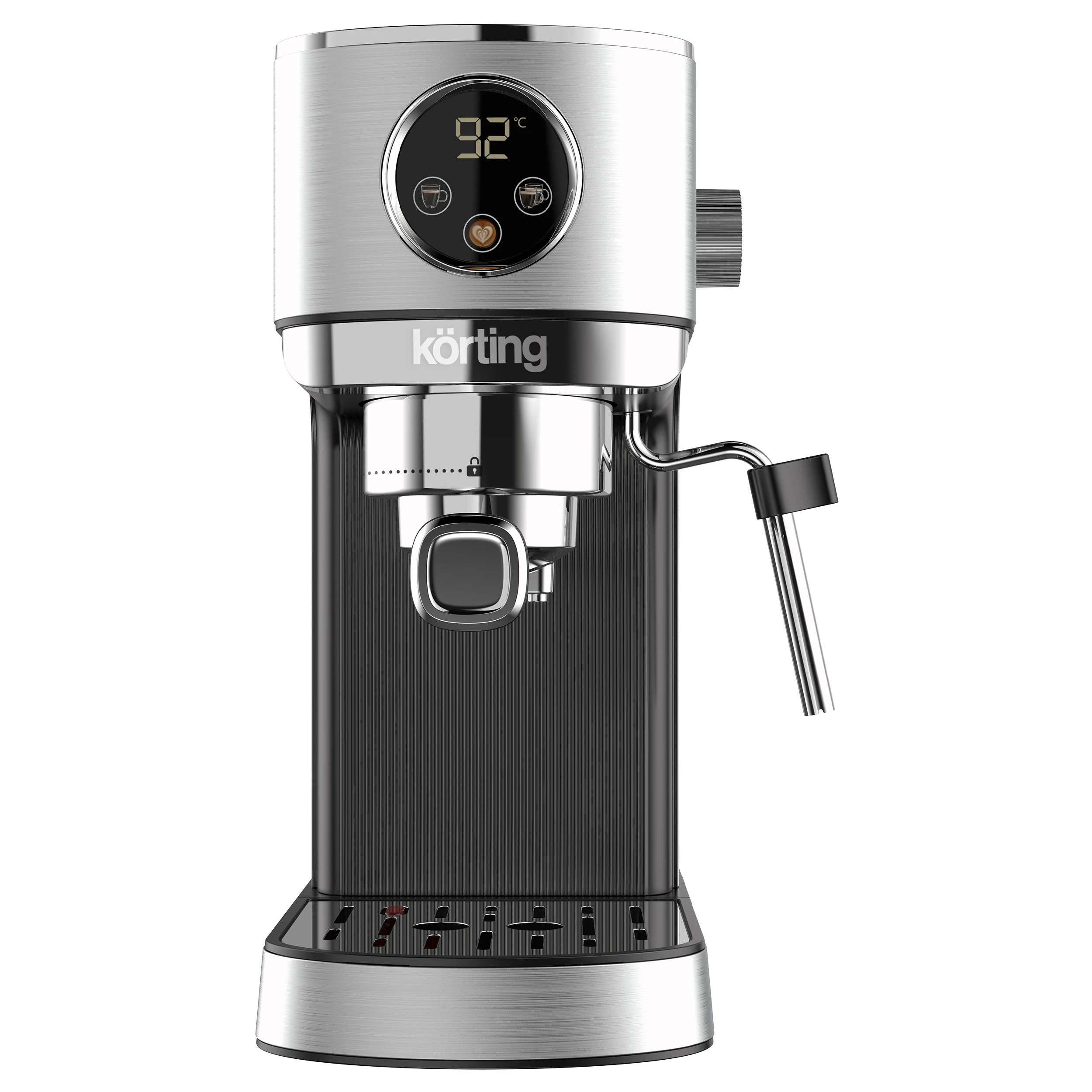 Кофеварка эспрессо KORTING Нержавеющая сталь KCM 1001 EX