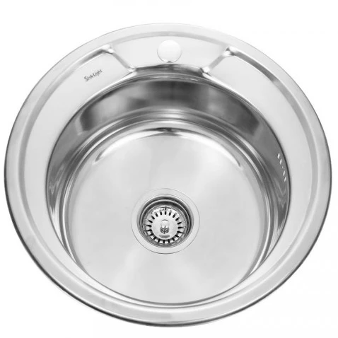Мойка КИТАЙ Нержавеющая сталь SinkLight D 49 0,6 (УЦЕНКА)