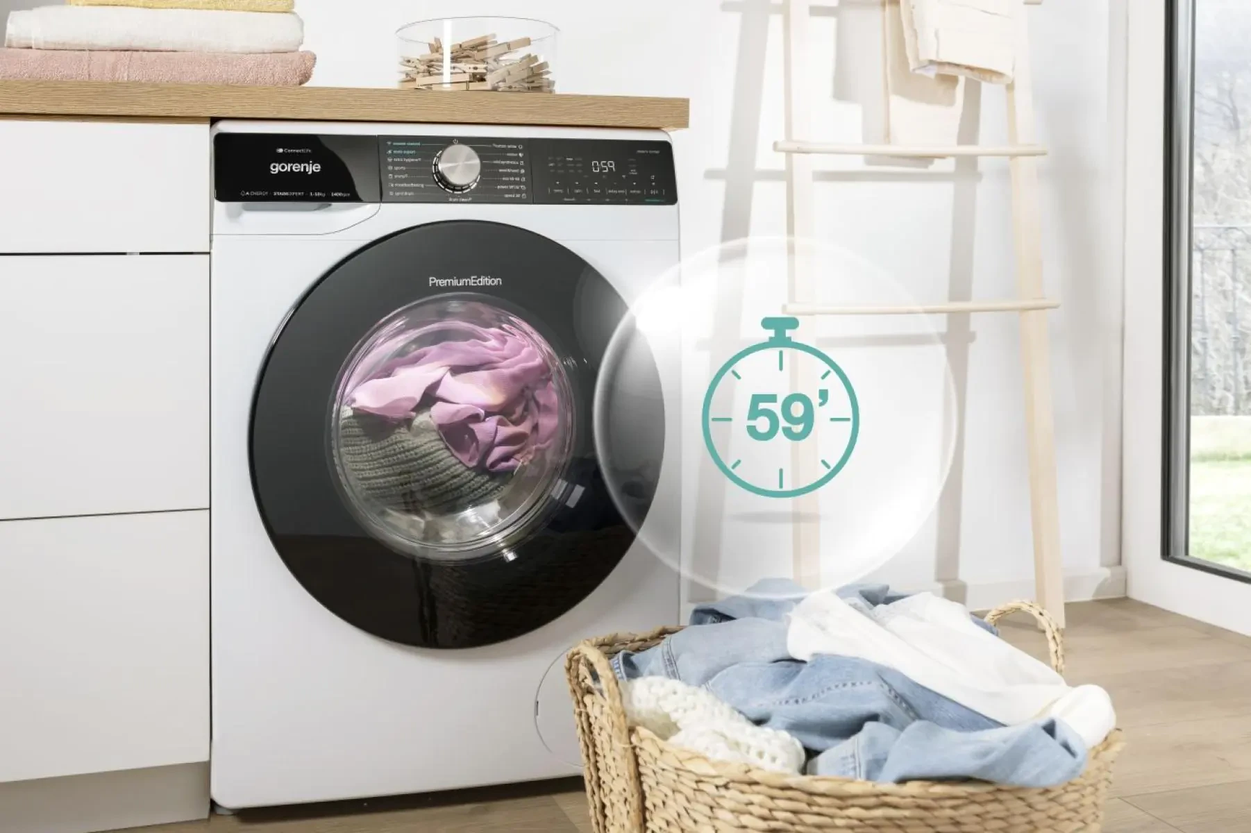 Стиральная машина GORENJE Белый WNS94ACIS (ВЫСТАВОЧНЫЙ ЭКЗЕМПЛЯР)