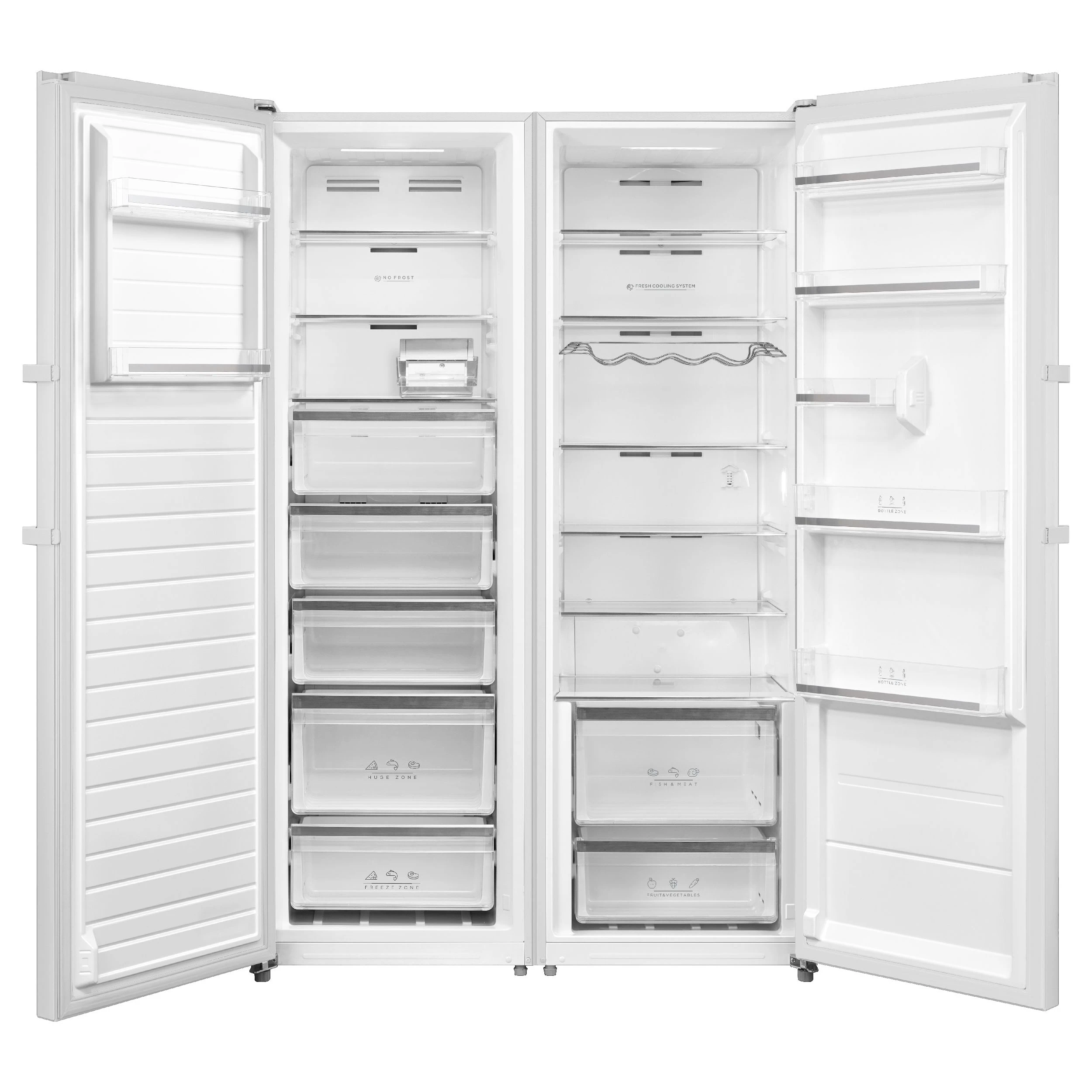 Морозильная камера KORTING Белый KNFR 1896 W