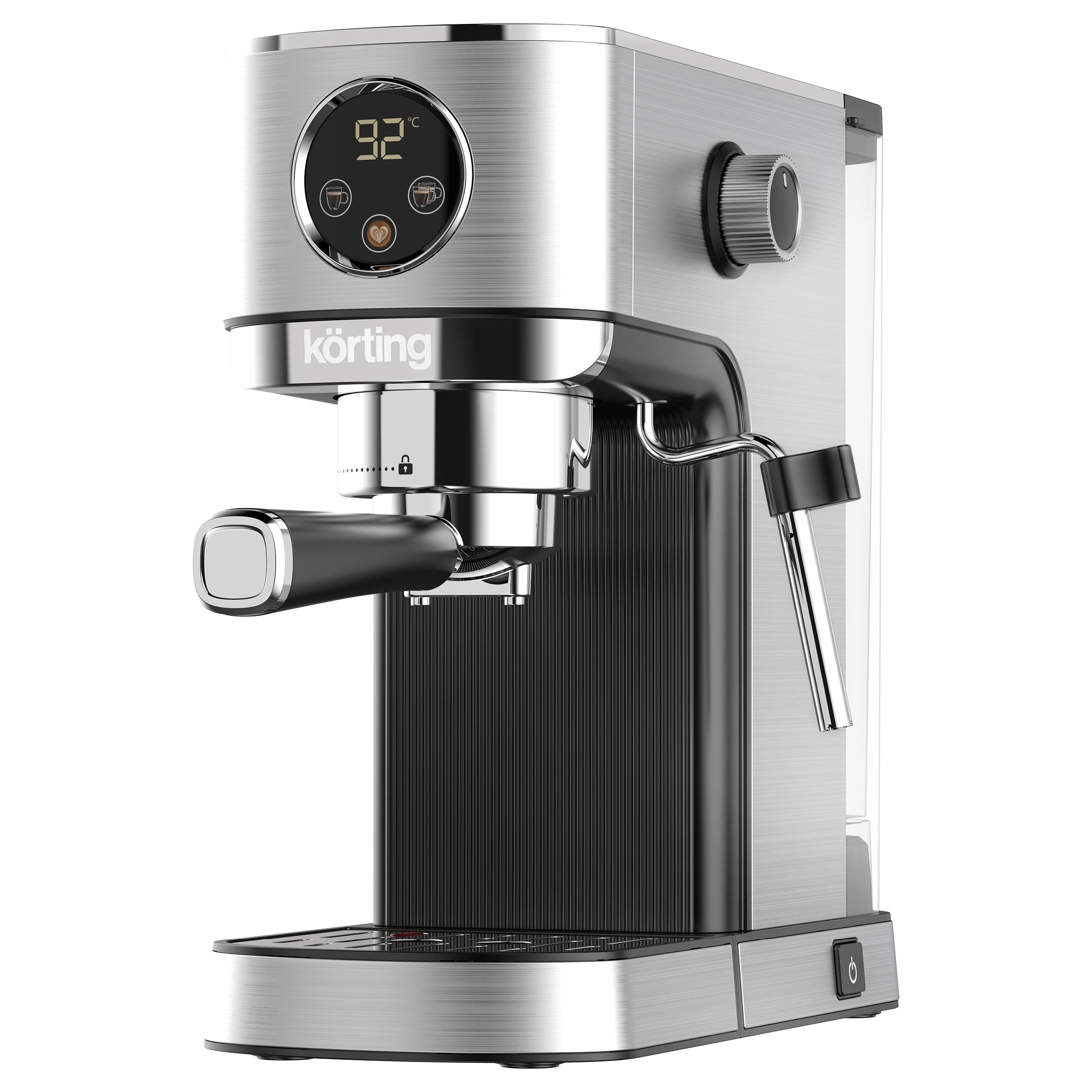 Кофеварка эспрессо KORTING Нержавеющая сталь KCM 1001 EX