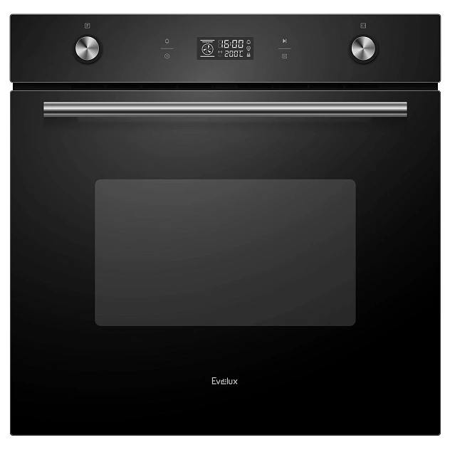 Духовой шкаф EVELUX Черное стекло EO 650 PB