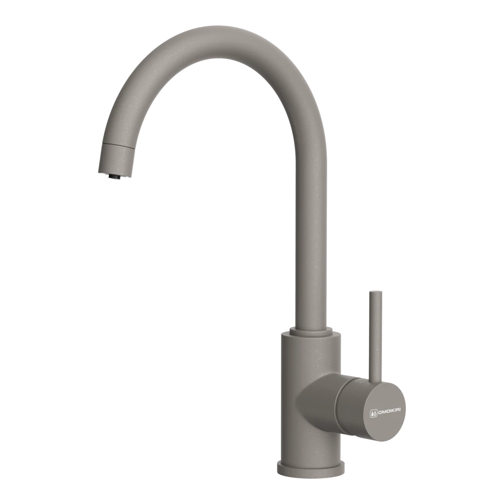 Смеситель OMOIKIRI Ленинградский серый (Leningrad grey) Shinagawa 2 Plus-GR
