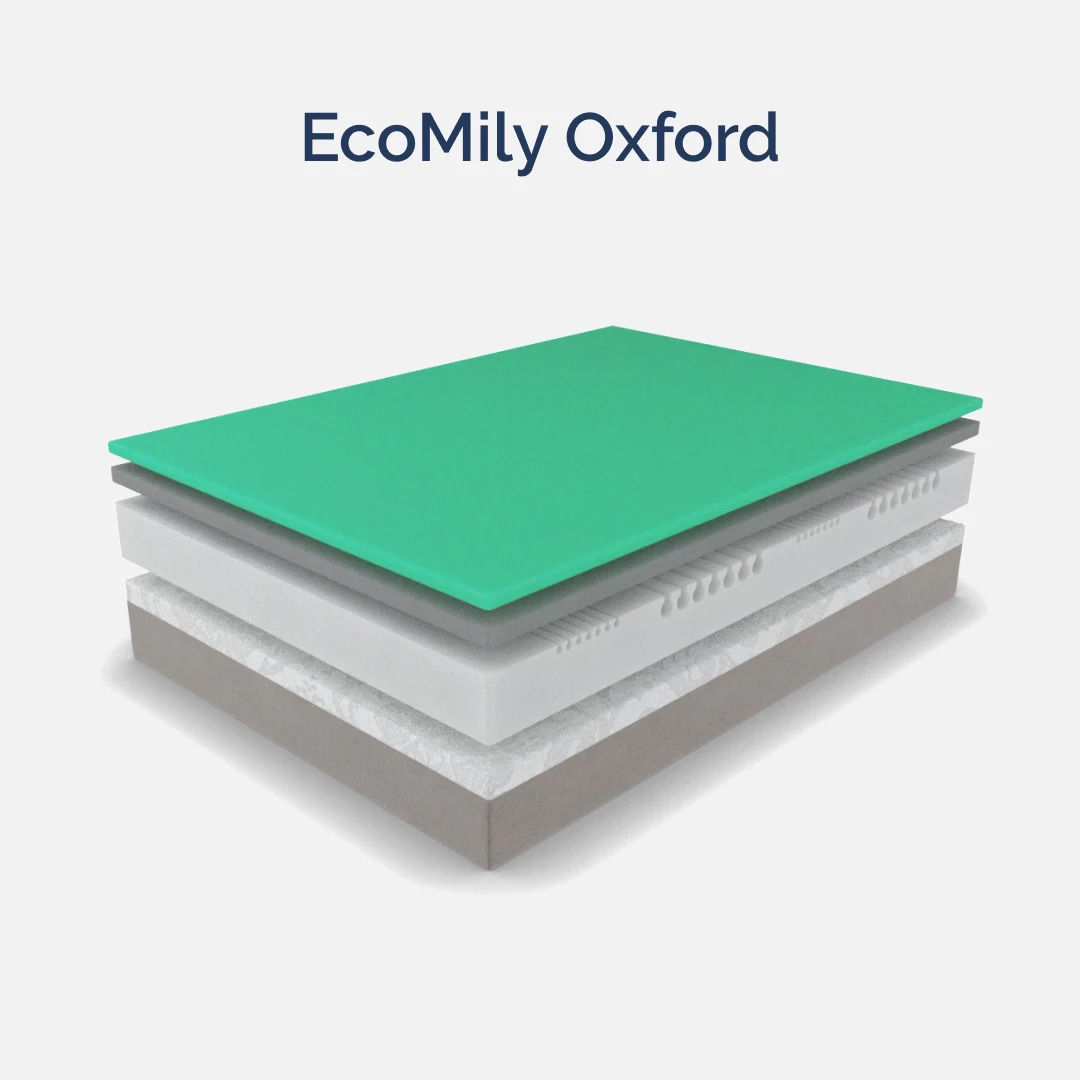 Матрас ортопедический односпальный 900х2000х240 мм ECOMILY Белый Oxford