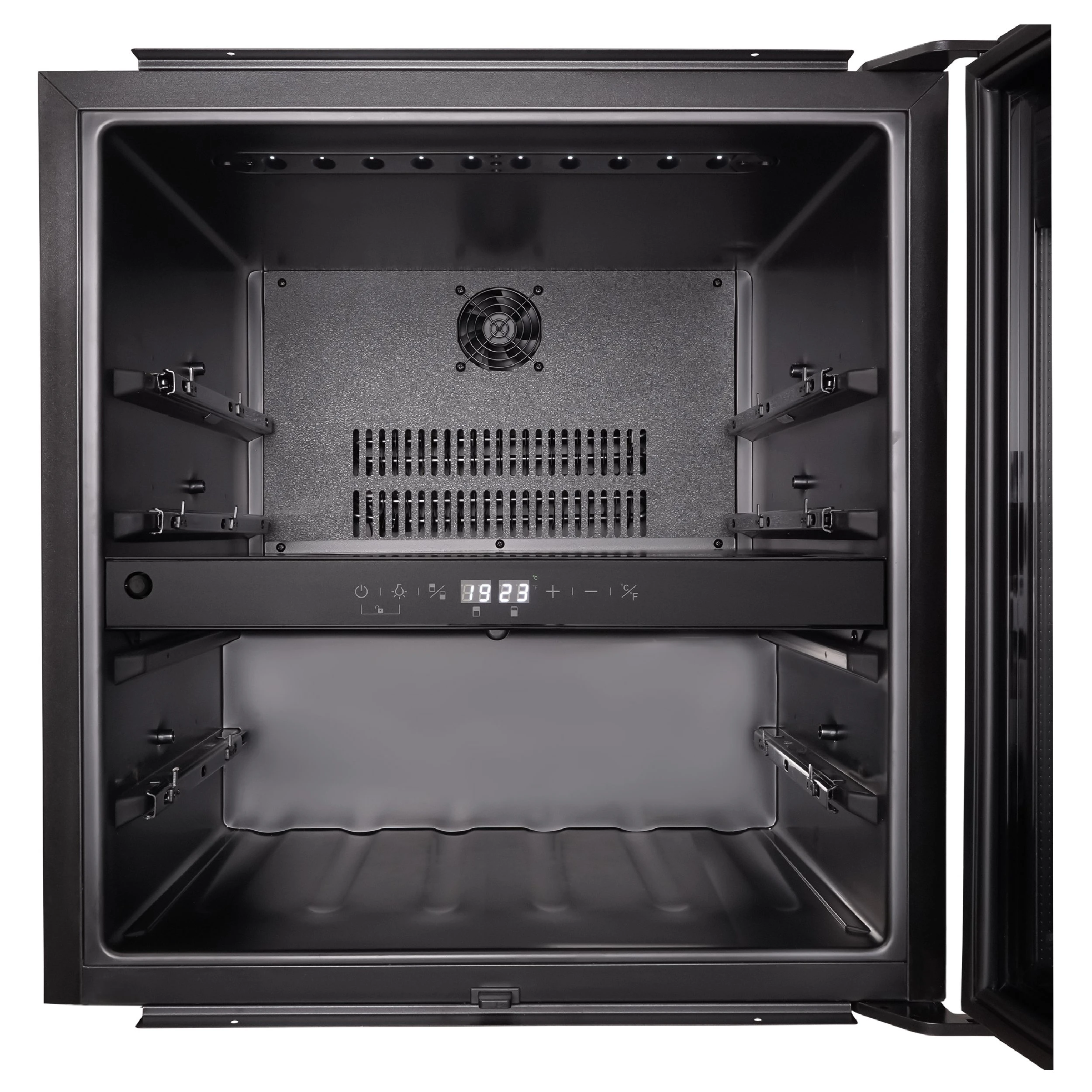 Винный шкаф KORTING Черное стекло KFW 604 DB GN